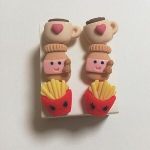 フードピアス 樹脂ポスト デコパーツ