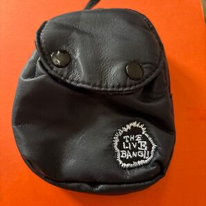 福山雅治 ポーチ (THE LIVE BANG!! 巾着袋 ブラック 新品・未使用)
