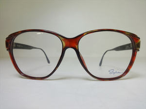 e5☆ドイツ製 未使用 定価3.0万 サフィラ Saphira メガネフレーム めがね 眼鏡 当時物 デッドストック レトロ ビンテージ 90's 80's☆