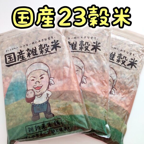 国産 栄養満点23穀米 450g 3個