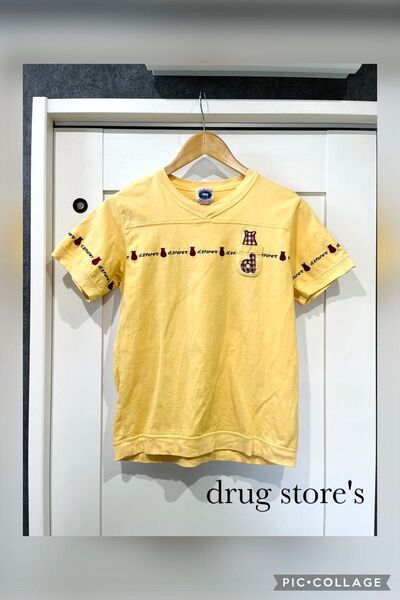 drug store's/Tシャツ1/ヤマブキ色?黄色系/半袖