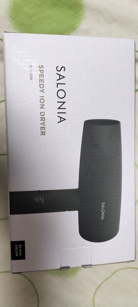 新品 SALONIA ドライヤー サロニア SL-013BK ブラック