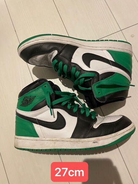 Nike Air Jordan 1 Retro High OG Celtics/Black and Lucky Green