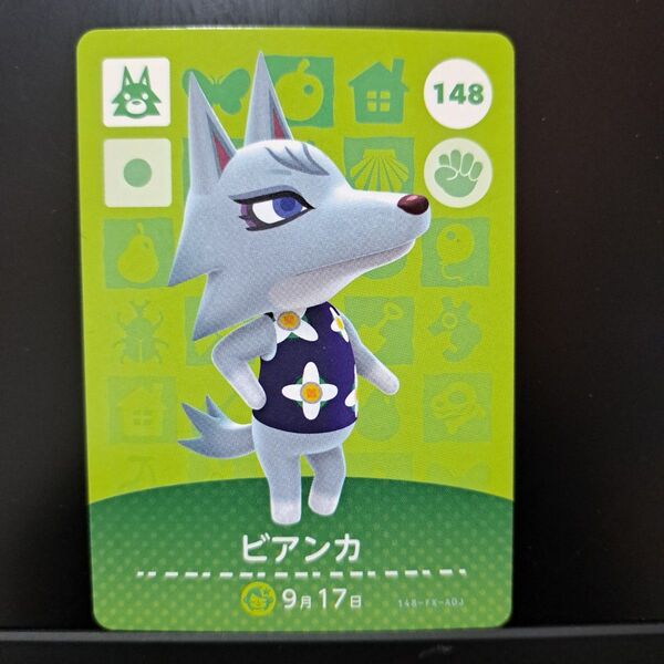 【国内正規品】アミーボカード ビアンカ amiibo どうぶつの森 第2弾 148