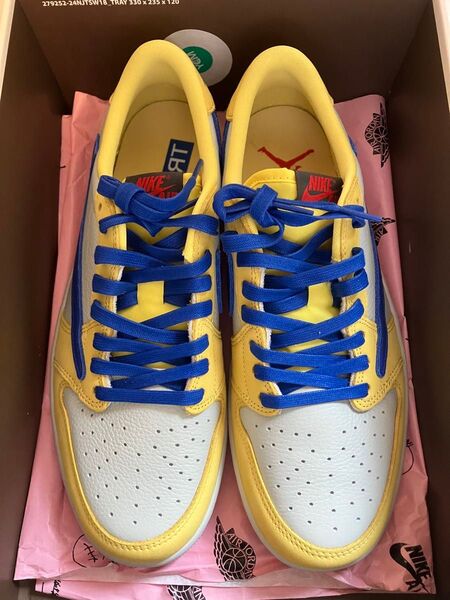 Travis Scott × Nike Women's Air Jordan 1 Retro Low OG Canary