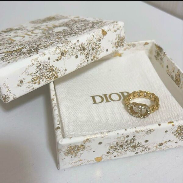 Dior CLAIR D LUNE リングメタル&クリスタル Sサイズ Dior 指輪 リング