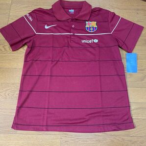 【希少】新品未使用 NIKE FC ナイキ BARCELONA ポロシャツ L