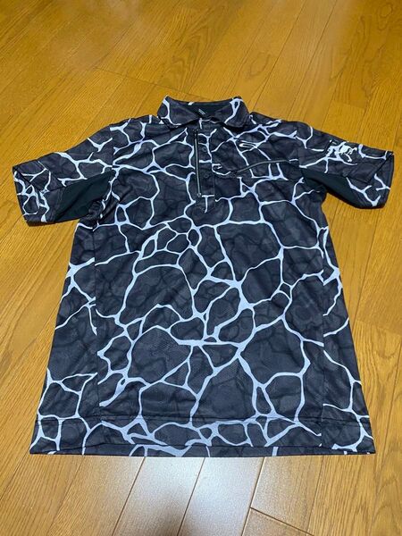 極美品 オークリー ゴルフ ウェア メンズ スカル シャツ M