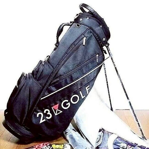 23区 GOLF キャディバック ONWARD ゴルフバック ヘッドカバー ネームプレート ニジュウサンク 限定正規品 送料無料