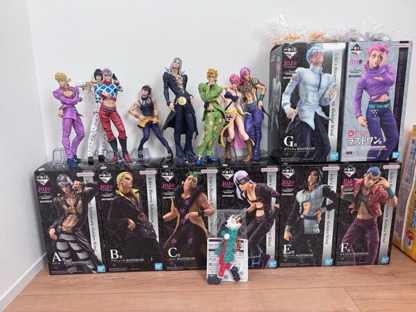 一番くじ ジョジョの奇妙な冒険 GOLDEN WIND フィギュア全種コンプ