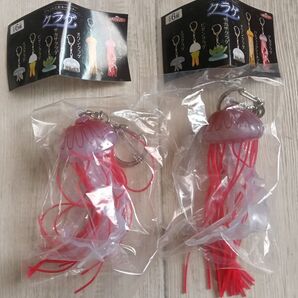 リアル立体造形キーホルダーアカクラゲセット