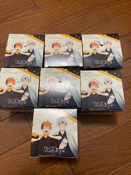 ハイキュー!!縁日 トレーディング 和紙風缶バッジ 7BOX