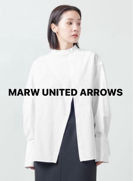 【期間限定出品】タグ付き新品 MARW UNITED ARROWS マルゥユナイテッドアローズ ブラウス 定価12,100円
