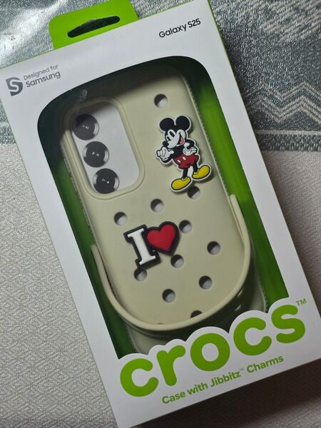 galaxy s25 Crocs Case for Galaxy S25 新品未開封 ケースミッキーマウス スマホケース