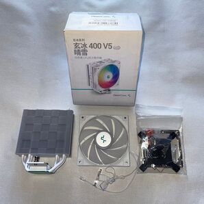 DEEPCOOL CPUクーラー 玄氷400 V5 晴雪 AG400-WH-ARGB ホワイト 未使用