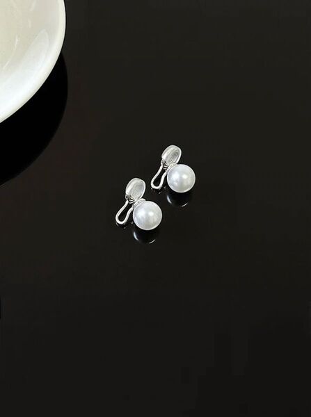 N007一粒10mmパール 痛くない イヤリング 日常通勤 上品 ブライダル 結婚式 韓国 おしゃれ フォーマルカジュアル 可愛い