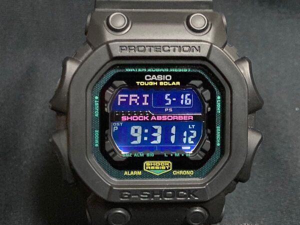 CASIO G-SHOCK GX-56MF ブラック×フルオレセント 電波ソーラー