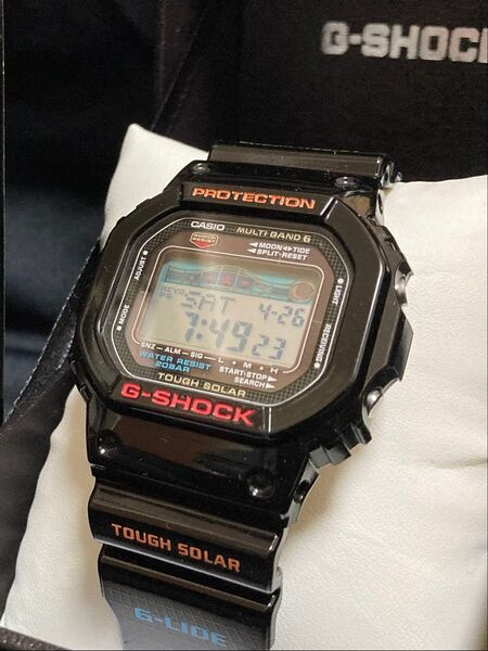 再出品OK 極美品 CASIO G-SHOCK G-LIDE GWX-5600 タフソーラー マルチバンド6