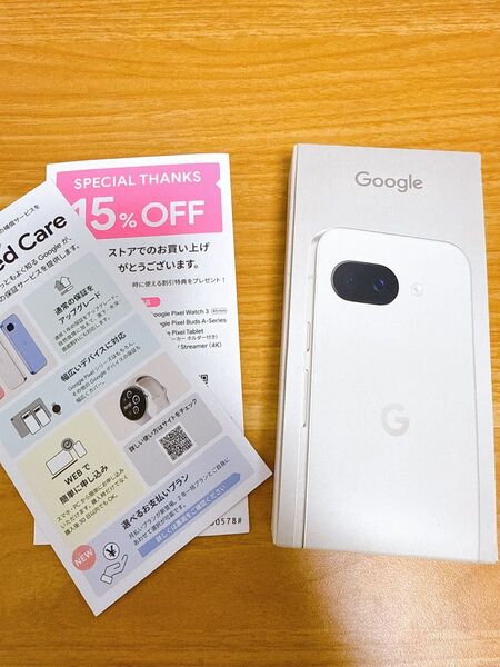 新品未開封 Pixel 9a 6.3インチ メモリー8GB ストレージ128GB Porcelain