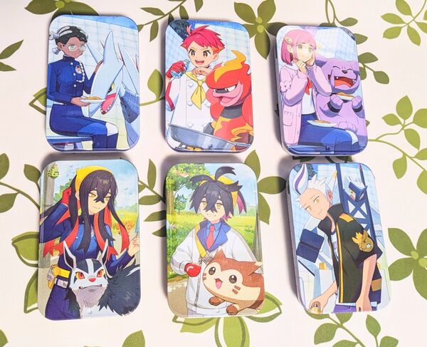 【新品未使用品】ポケモン プチ缶コレクション 全種セット ゼロの秘宝編 POKMON TRAINERS 缶バッジ スクエア
