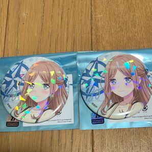 2個 バンドリ MyGO 長崎そよ ランダム缶バッジ ホロ マイムジ展 集めた一瞬、閉じ込めた永遠 合同企画展 マイゴ