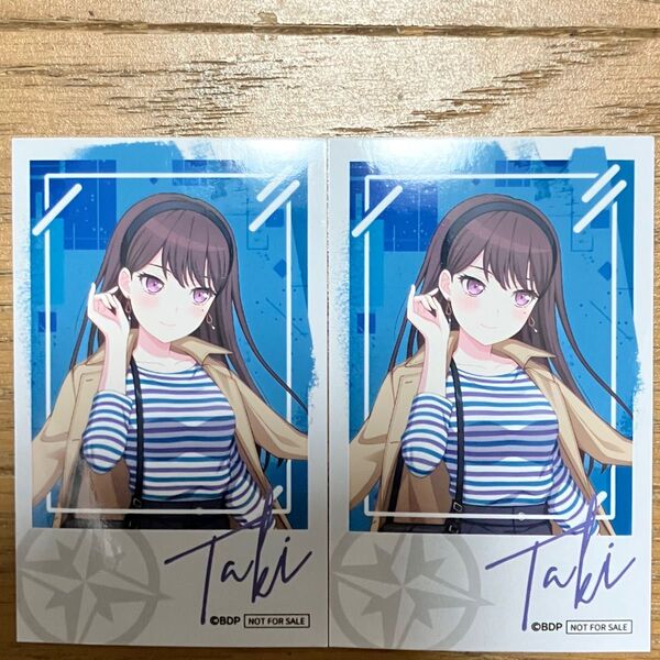 2枚 バンドリ MyGO 椎名立希 チェキ風ブロマイド マイムジ展 購入特典 集めた一瞬、閉じ込めた永遠 合同企画展 マイゴ