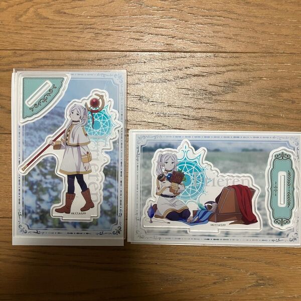 2種 葬送のフリーレン ビッグアクリルスタンド フリーレン A B アクスタ ダイソー セリア 100均