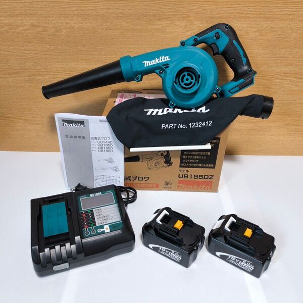 18V 液晶充電器 マキタ 充電式ブロワ UB185D PSEマーク