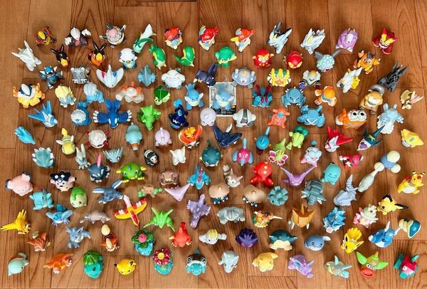 ポケモンキッズ フィギュア モンコレ 指人形 137個 まとめ売り ポケモン ポケットモンスター ぜんこく図鑑版