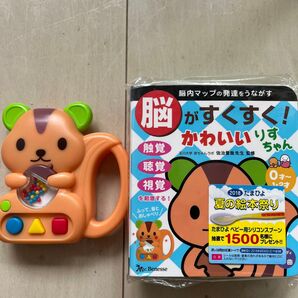 絵本 本 ベビー 知育玩具 知育 おもちゃ たまひよ脳がすくすくかわいいりすちゃん