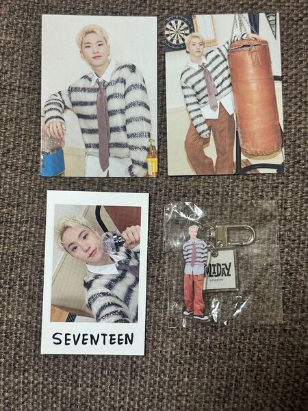 SEVENTEEN HOLIDAY アクリルキーリング&トレカセット☆ホシ
