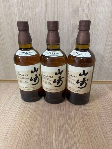 新品未開封 サントリー 山崎NV シングルモルト 700ml3本 シングルモルトウイスキー YAMAZAKI