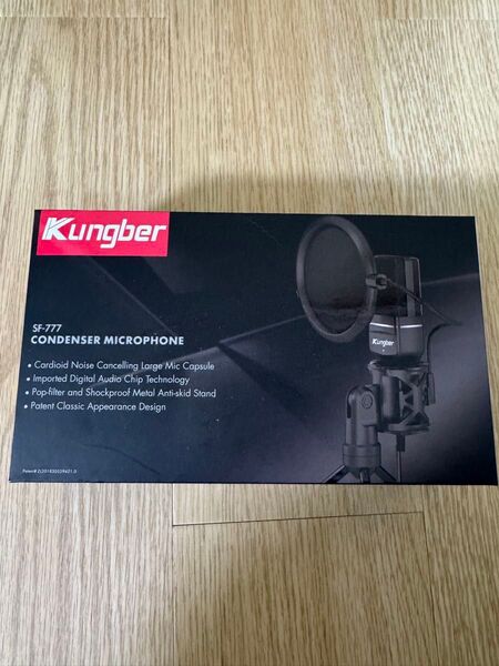 新品未開封 Kungber SF-777 単一指向性・高音質コンデンサーマイク