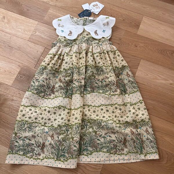 cottoli yukiemon バースデイ ワンピース 120サイズ
