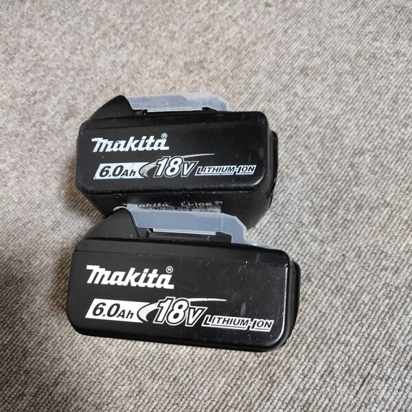 マキタ 純正 18V バッテリー BL1860Bx2