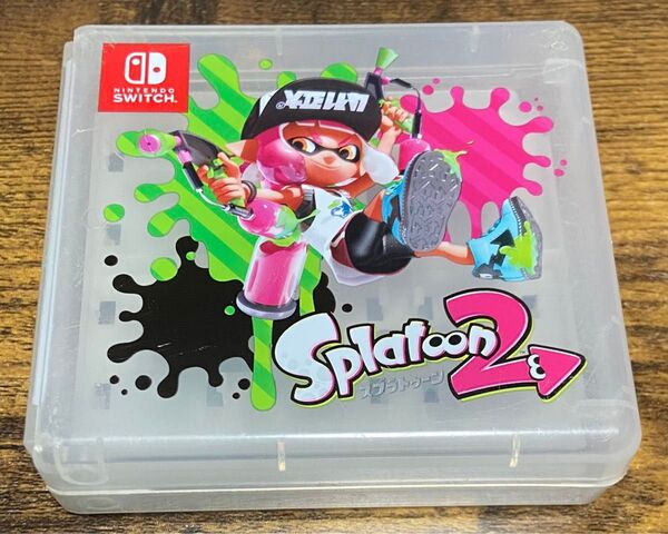 【Switch】スイッチソフトケース スプラトゥーン2 カードポケット ソフトが12個入る