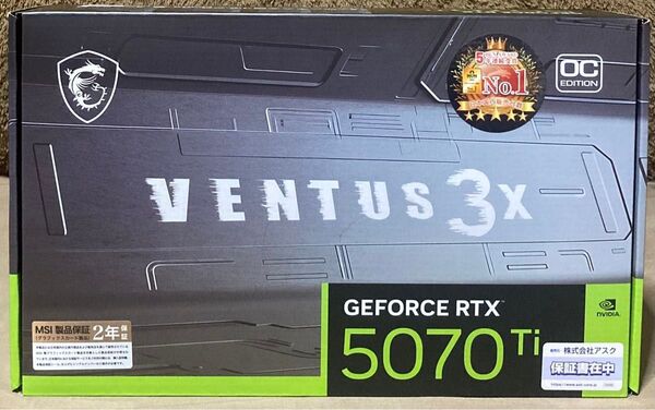 MSI RTX 5070 Ti 16G VENTUS 3X OC