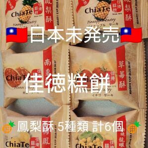 台湾限定 佳徳餅 パイナップルケーキ 5種類 計6個 鳳梨酥