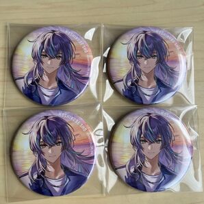 にじさんじ 星導ショウ 海の家缶バッジ×4