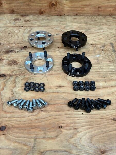 フィアット アバルト PCD変換ワイドトレッドスペーサー PCD98→ PCD100 15mm 20mm 4個セット