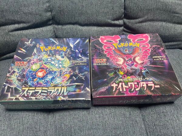 ステラミラクル ナイトワンダラー BOX シュリンク付き ポケモンカード