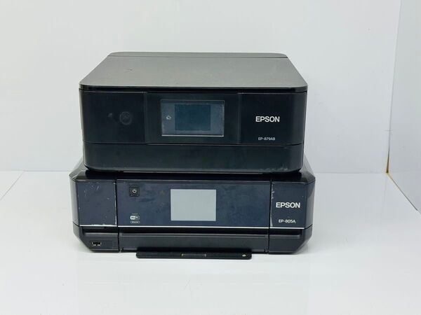 EPSON EP-805A EP-879AB インクジェットプリンター 現状品 未チェック 管理番号05134
