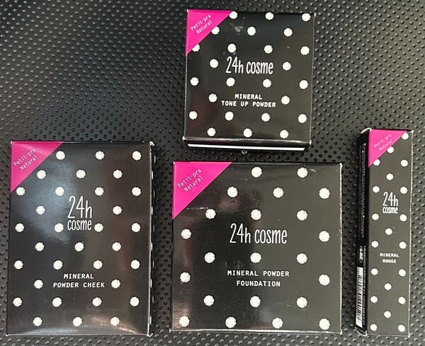 24h cosme ファンデーション チーク パウダー ルージュ 4点まとめて