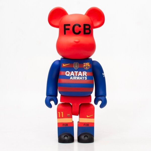 ベアブリックBarcelona 400% NEYMAR JR