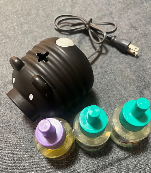 蚊取り 黒ブタ本体 アースノーマット リキッド×3本 防虫対策 害虫駆除