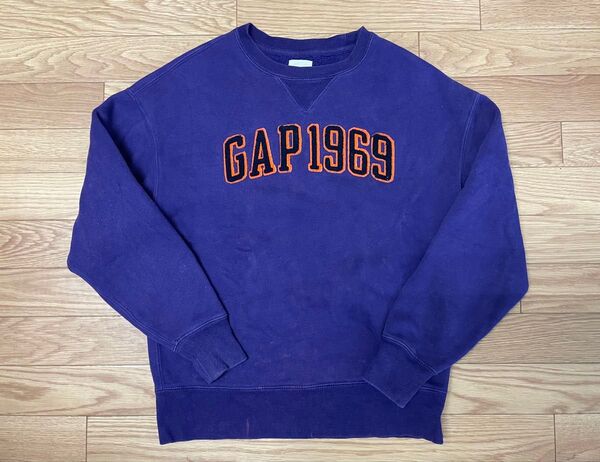 古着★アメカジ★レディース ギャップGAP トレーナー スウェット xxs