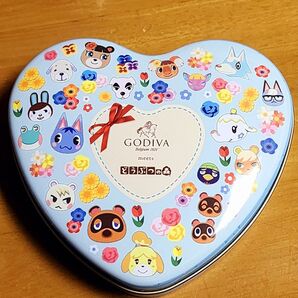2025年 バレンタイン GODIVA どうぶつの森コラボ缶
