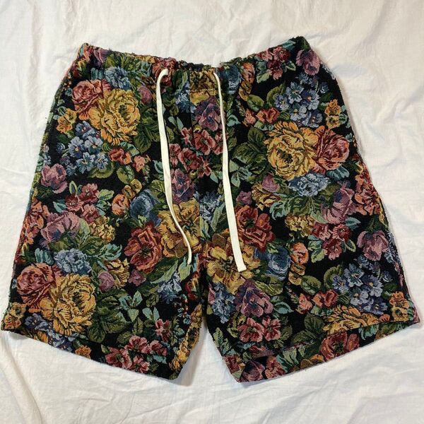 モンキータイム 花柄 ハーフパンツ L 古着