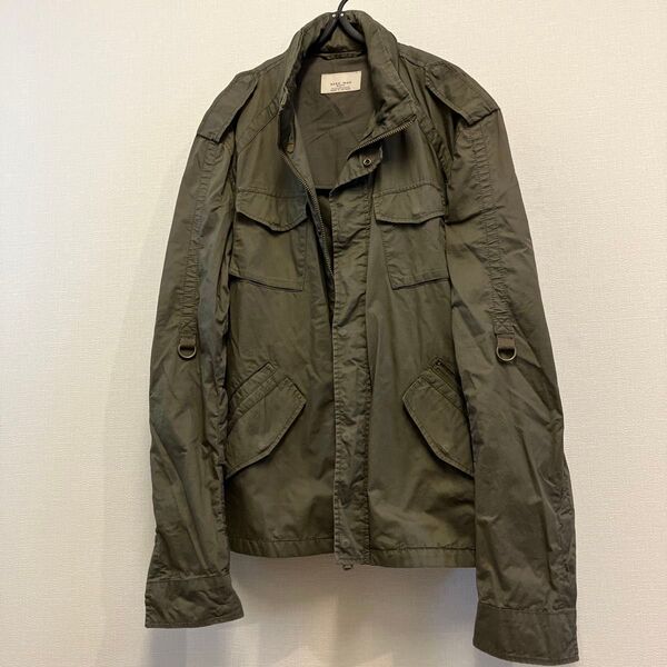 ZARA ミリタリージャケット カーキ メンズ XL 古着