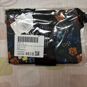 kiu エチケットポーチ サイケデリックフラワー
